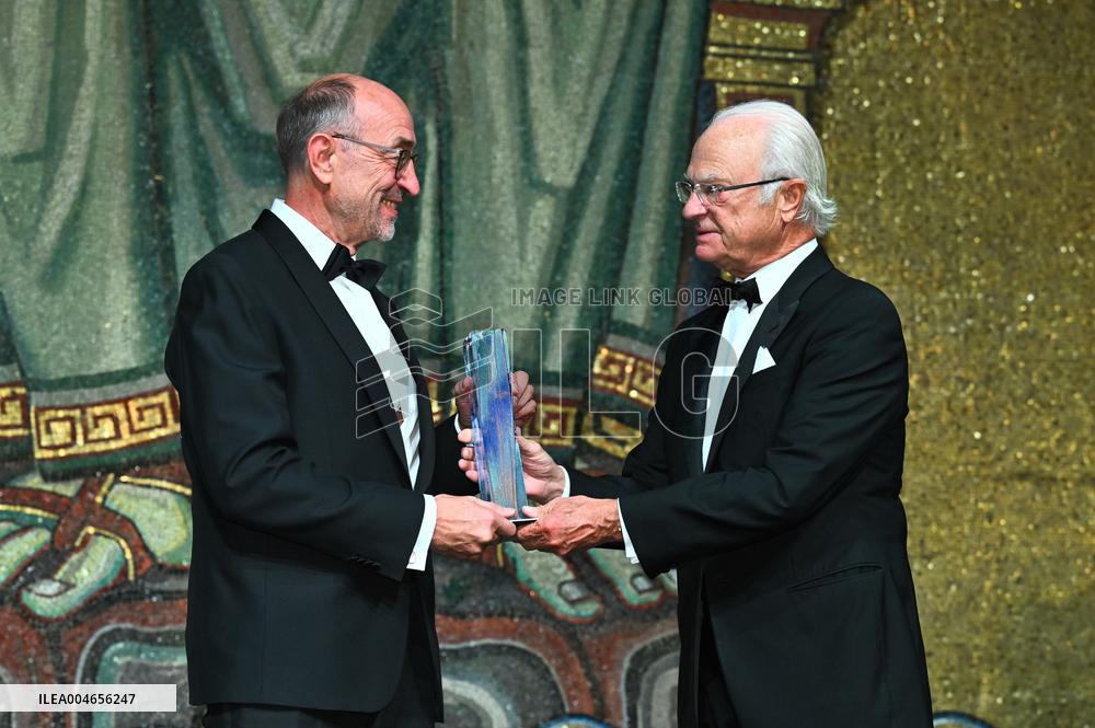 THE SWEDISH ROYAL COUPLE ATTENDS THE STOCKHOLM WATER PRIZE