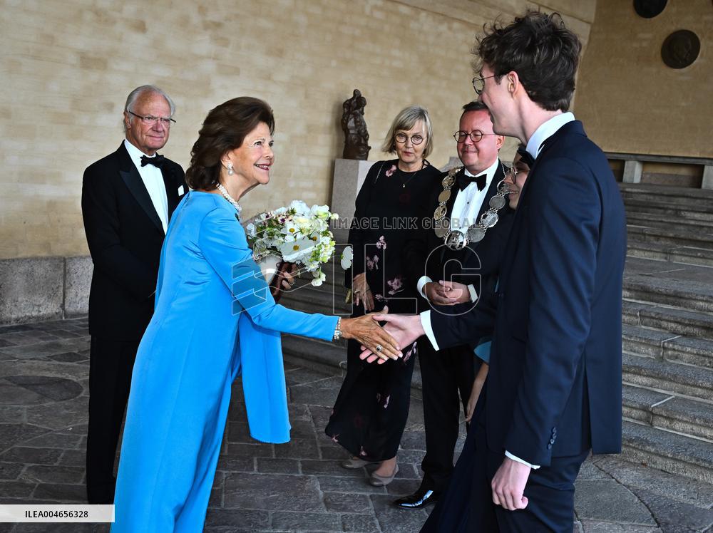 THE SWEDISH ROYAL COUPLE ATTENDS THE STOCKHOLM WATER PRIZE