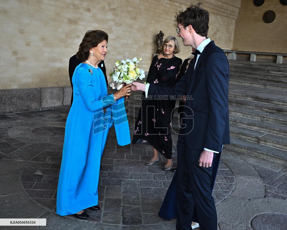 THE SWEDISH ROYAL COUPLE ATTENDS THE STOCKHOLM WATER PRIZE