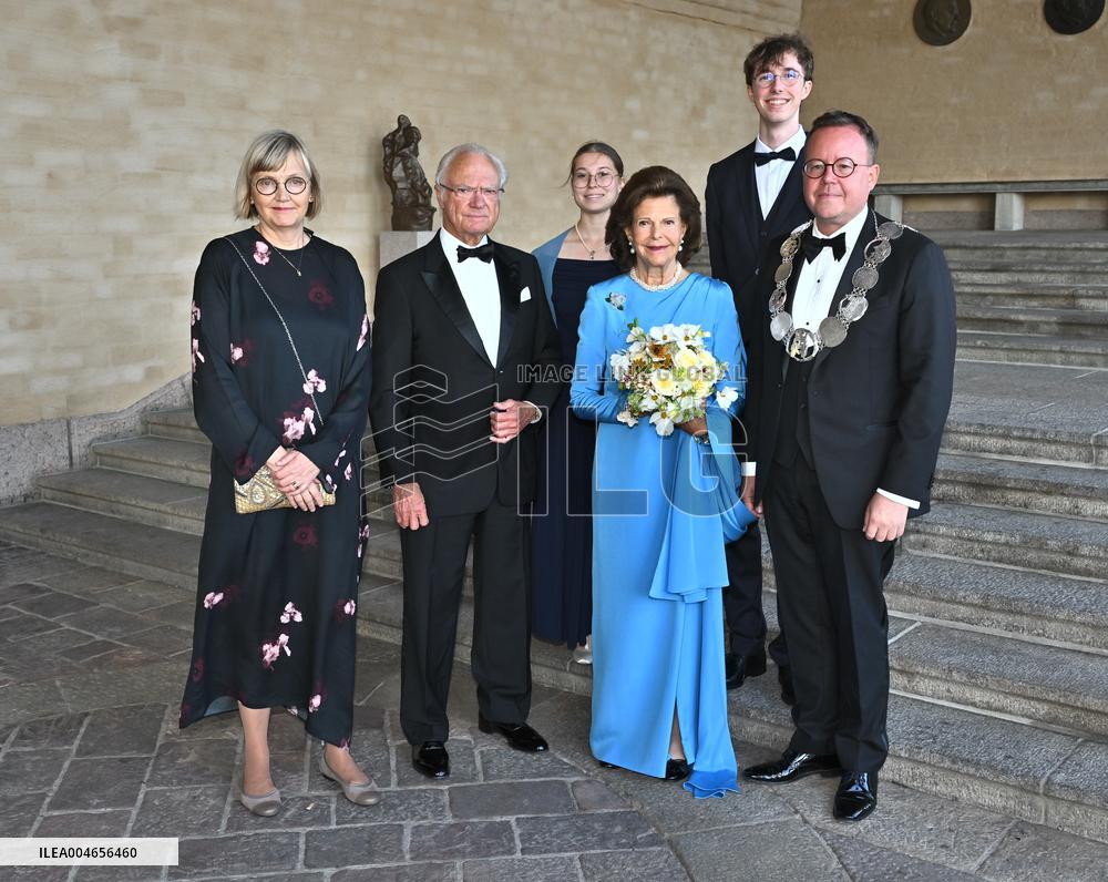THE SWEDISH ROYAL COUPLE ATTENDS THE STOCKHOLM WATER PRIZE