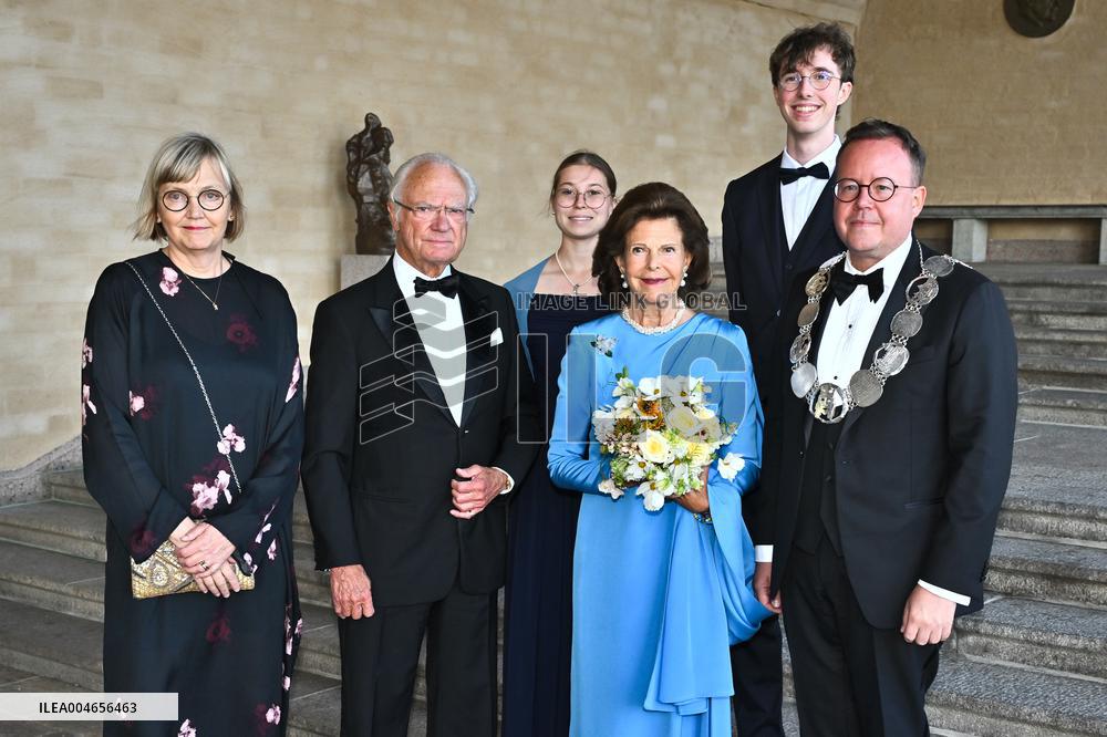 THE SWEDISH ROYAL COUPLE ATTENDS THE STOCKHOLM WATER PRIZE