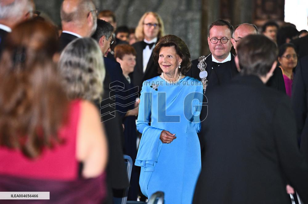 THE SWEDISH ROYAL COUPLE ATTENDS THE STOCKHOLM WATER PRIZE