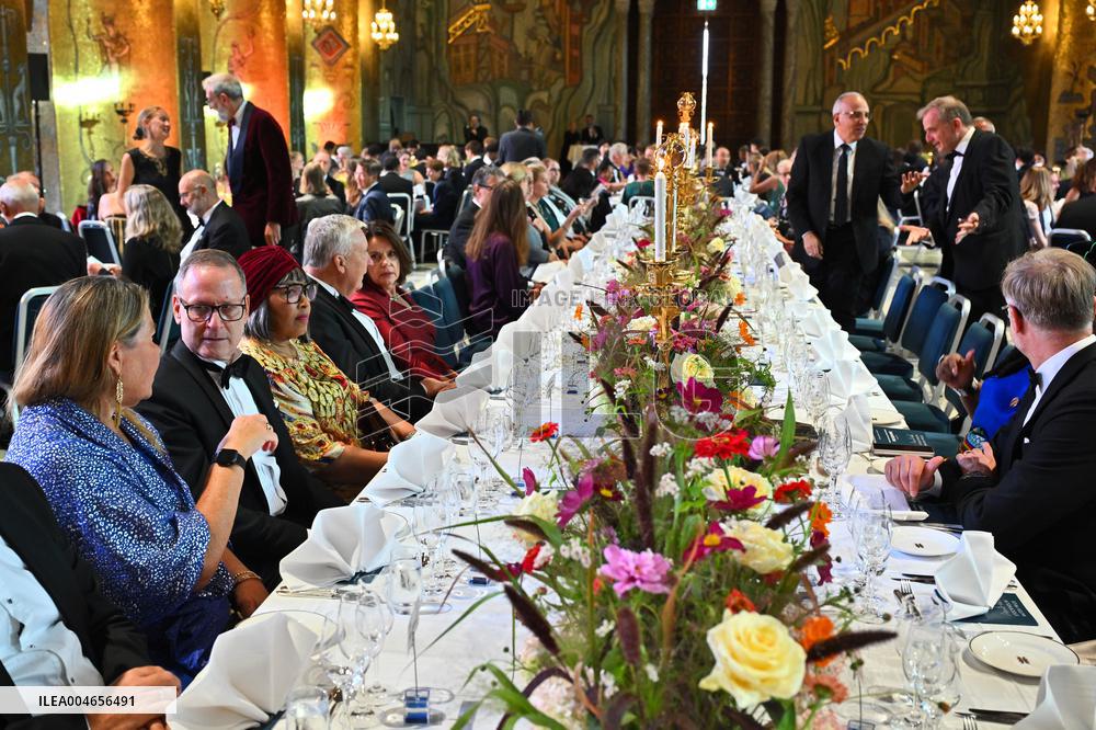 THE SWEDISH ROYAL COUPLE ATTENDS THE STOCKHOLM WATER PRIZE