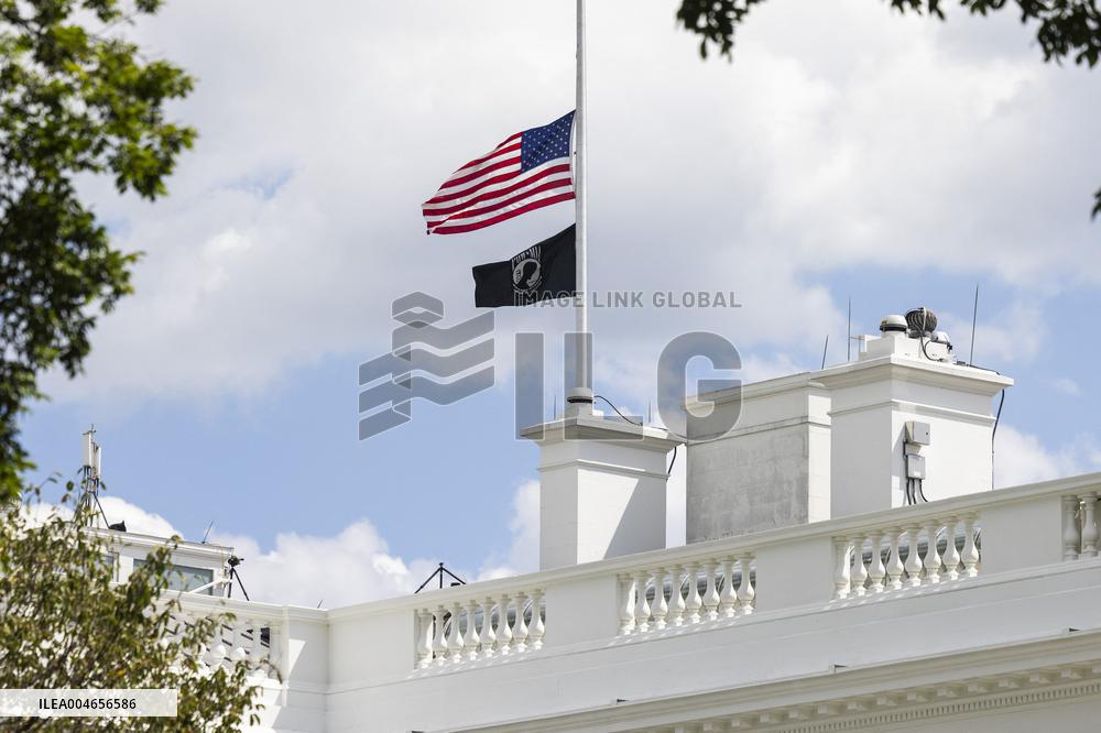 Flags lowered at White House for victims of mass shooting in Minneapolis