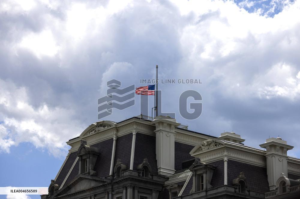 Flags lowered at White House for victims of mass shooting in Minneapolis