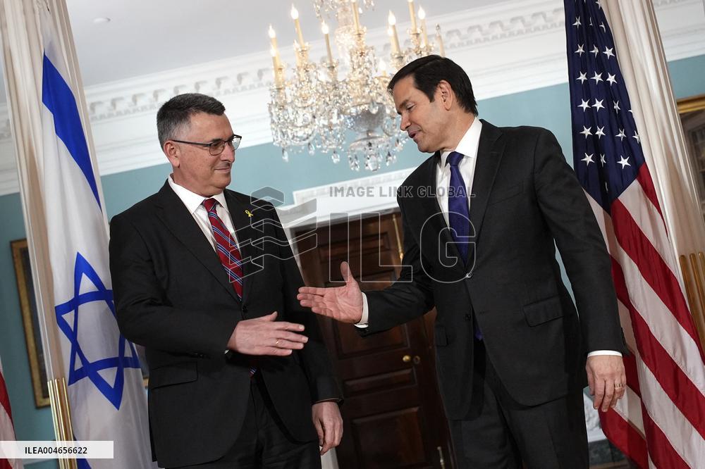 Marco Rubio meets with Gideon Sa?ar - Washington