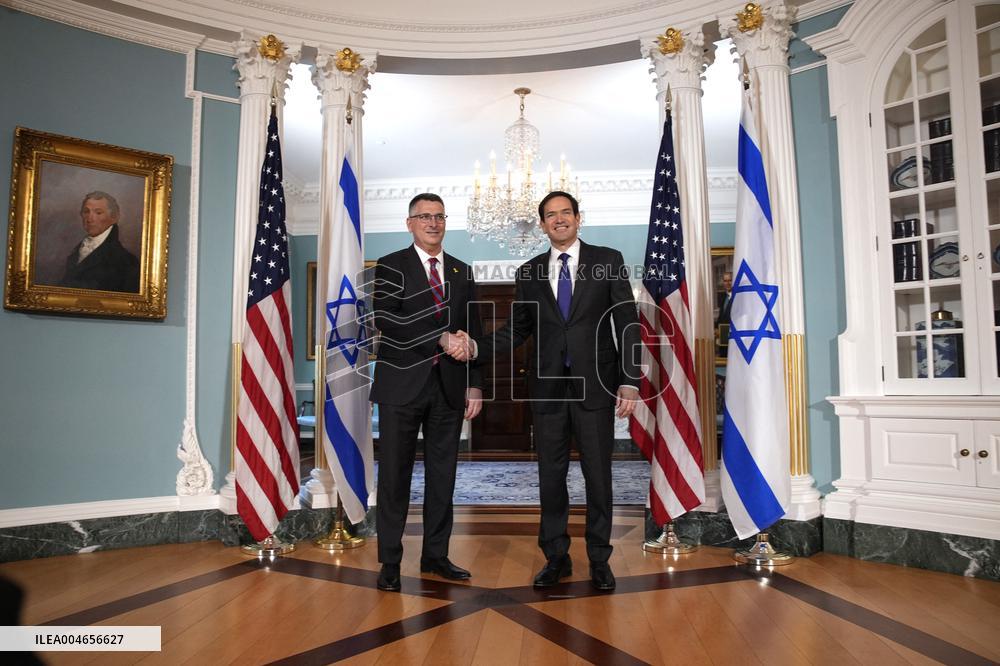 Marco Rubio meets with Gideon Sa?ar - Washington