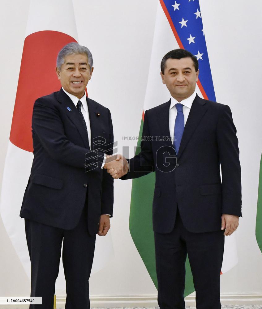 Japan-Uzbekistan diplomatic talks