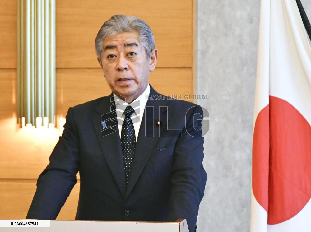 Japan Foreign Minister Iwaya in Uzbekistan