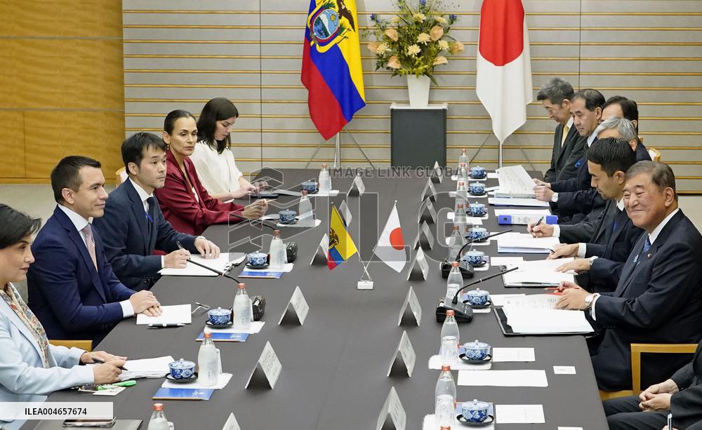 Japan-Ecuador talks