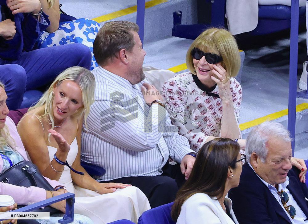 Celebs attend US Open - NYC