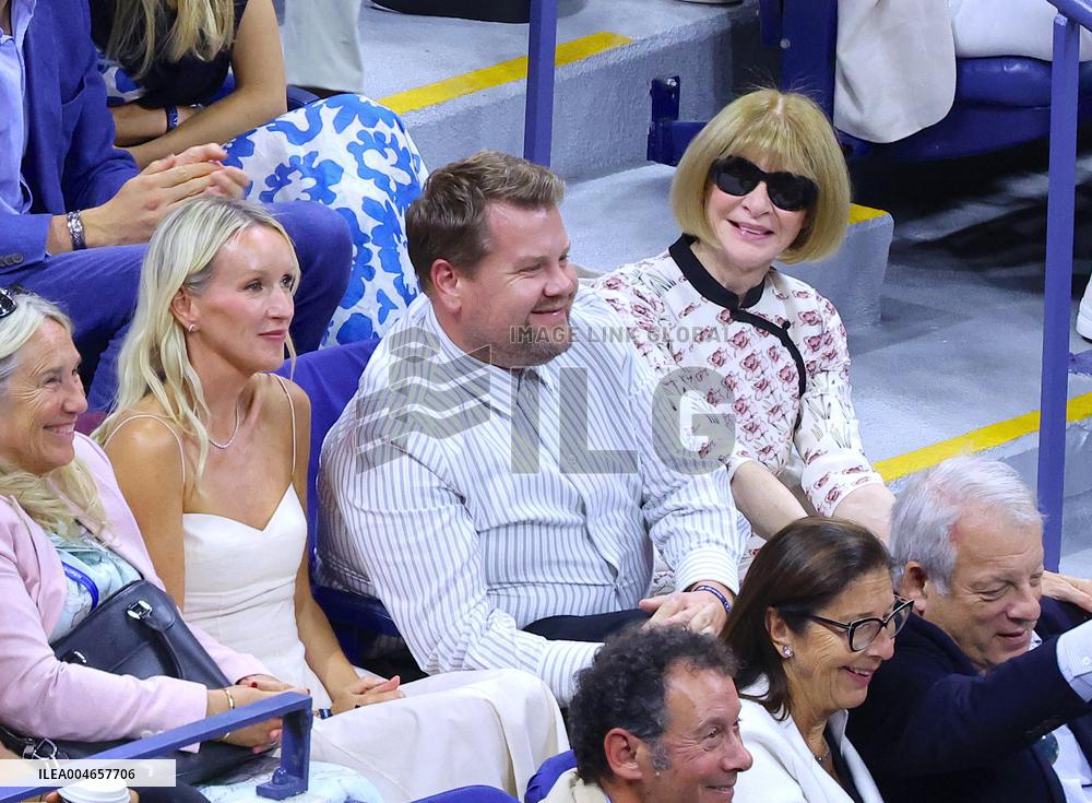 Celebs attend US Open - NYC