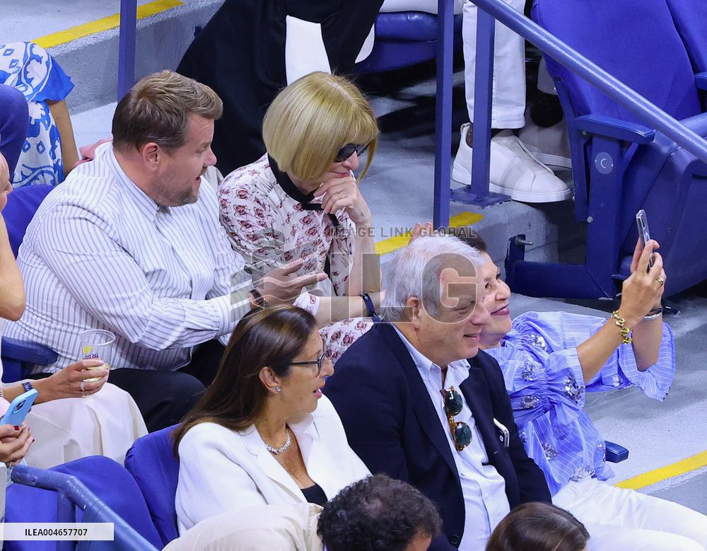 Celebs attend US Open - NYC