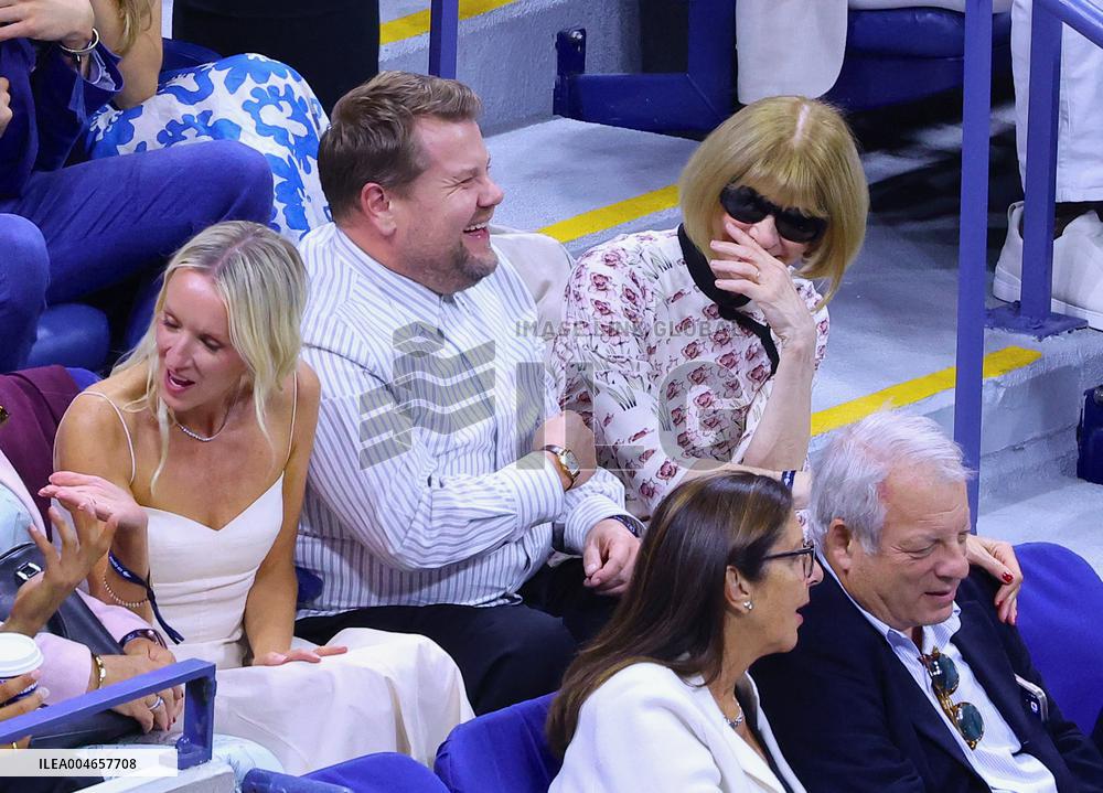 Celebs attend US Open - NYC