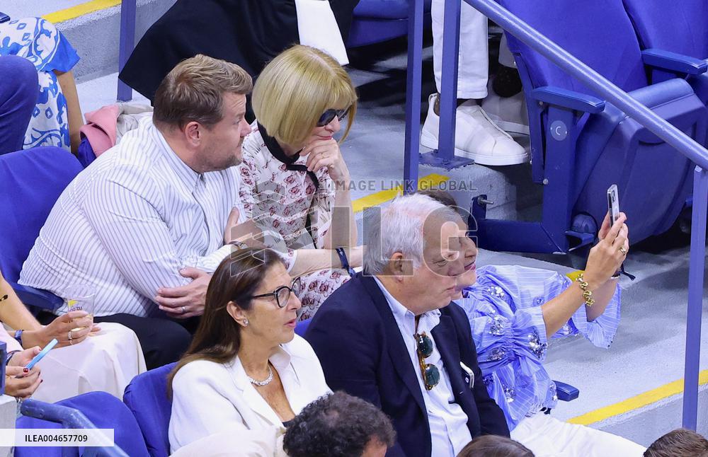 Celebs attend US Open - NYC