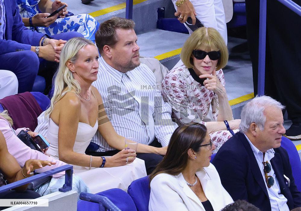 Celebs attend US Open - NYC