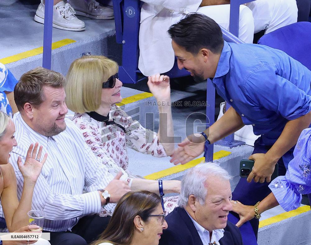 Celebs attend US Open - NYC