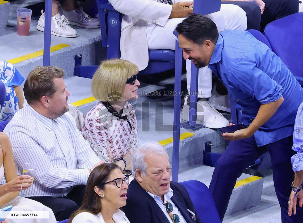 Celebs attend US Open - NYC
