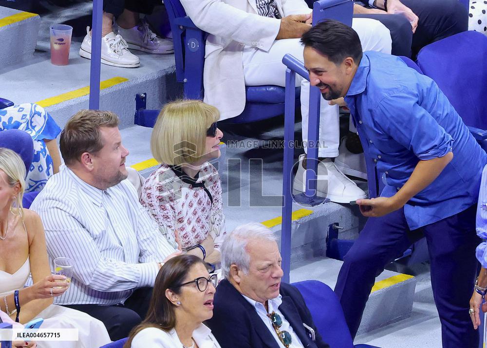 Celebs attend US Open - NYC
