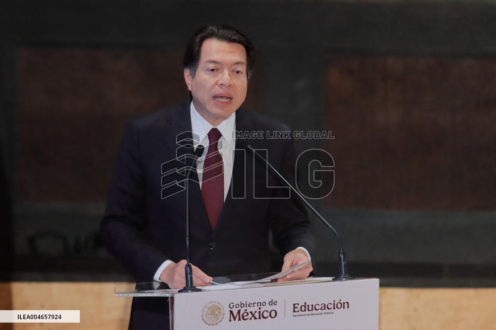 Mexican President Claudia Sheinbaum at Inaugural Ceremony for the New National Baccalaureate - Mexico