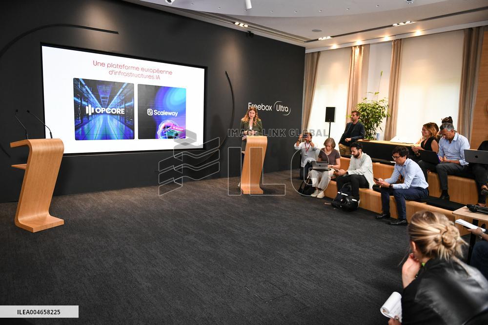 iliad group presser in Paris FA