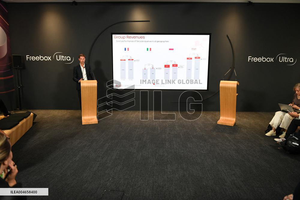 iliad group presser in Paris FA