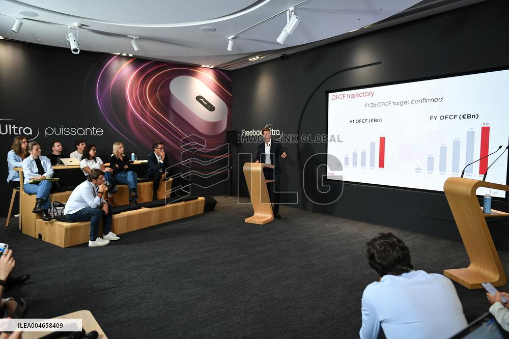 iliad group presser in Paris FA