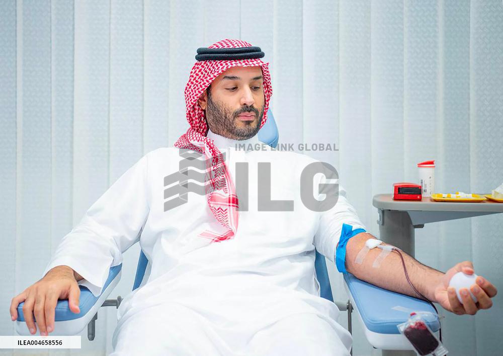 Saudi Crown Prince Donates Blood to Support Blood Campaign - Riyadh