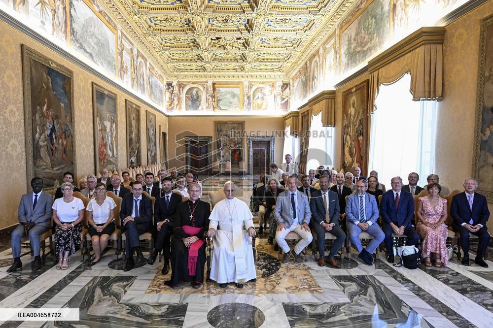 Pope Leo XIV Meets French Politicians From Val De Marne - Vatican