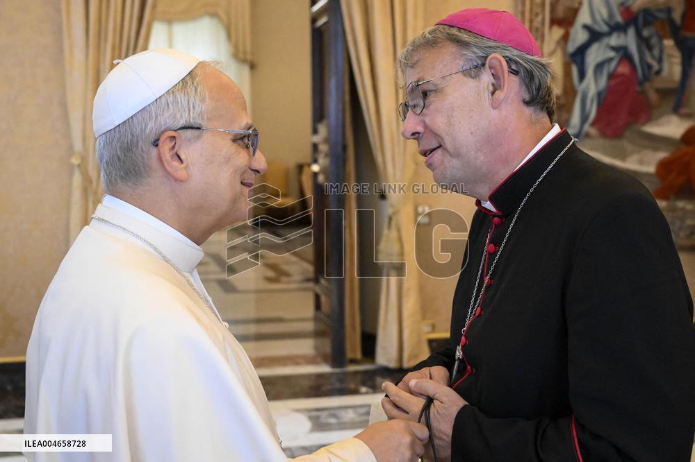 Pope Leo XIV Meets French Politicians From Val De Marne - Vatican