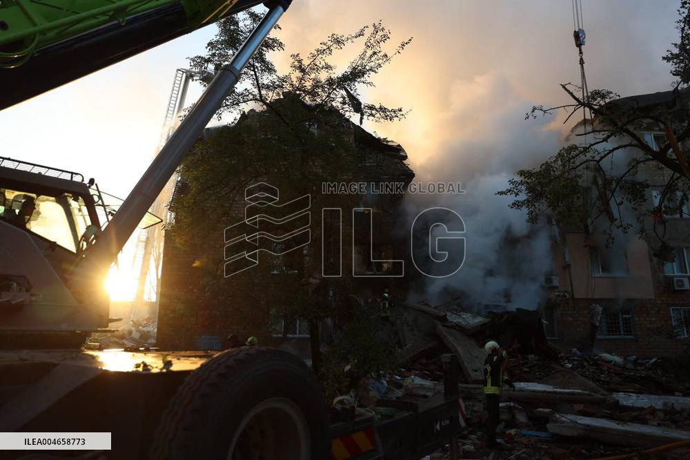 Significant Russian Attack in Kyiv - Ukraine