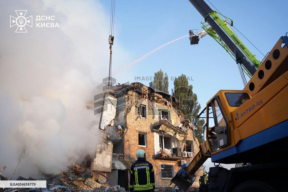 Significant Russian Attack in Kyiv - Ukraine