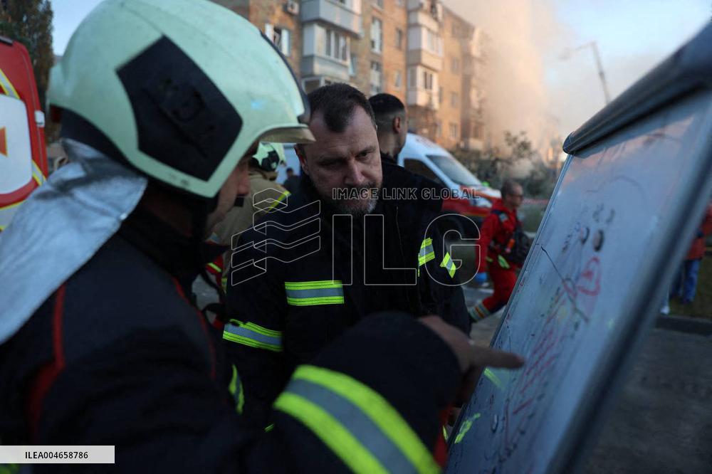 Significant Russian Attack in Kyiv - Ukraine