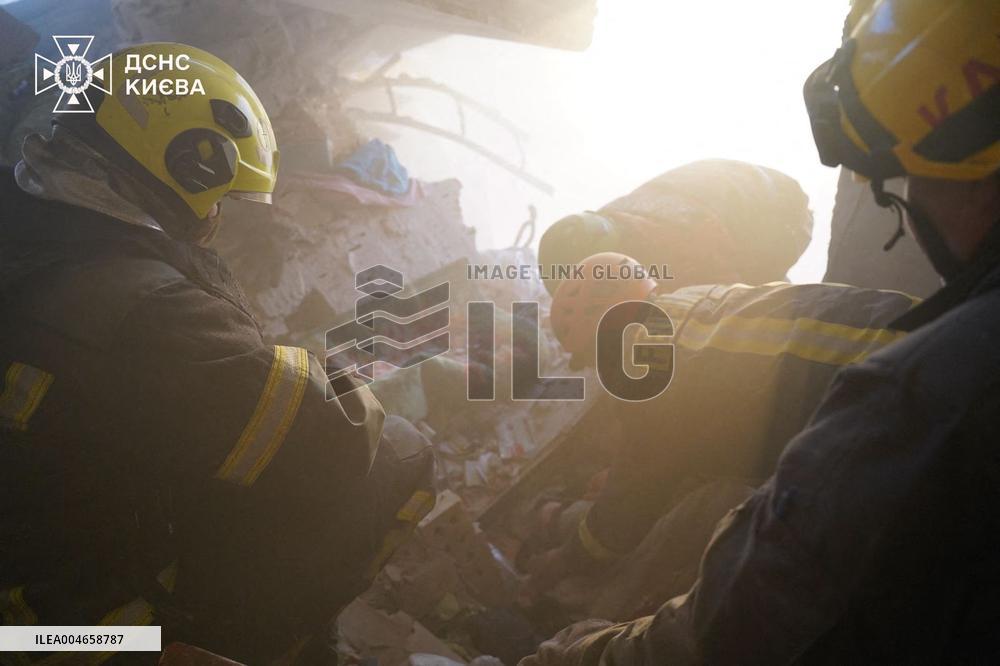 Significant Russian Attack in Kyiv - Ukraine