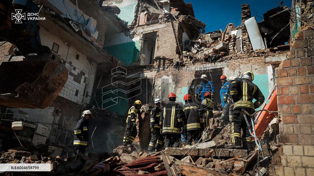 Significant Russian Attack in Kyiv - Ukraine