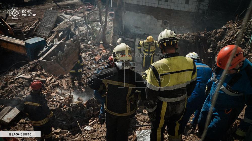 Significant Russian Attack in Kyiv - Ukraine