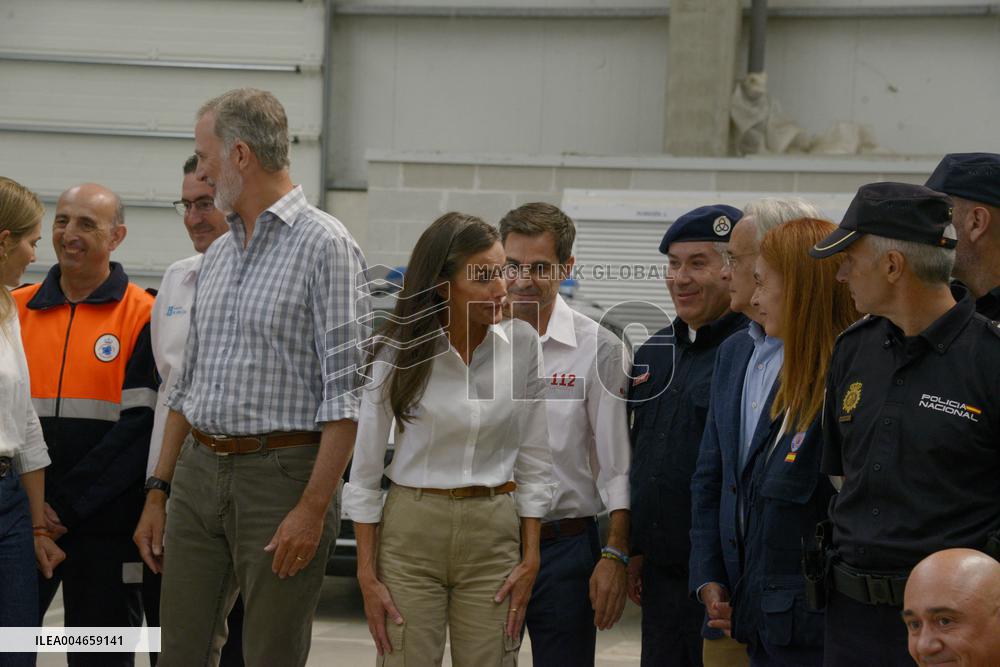 Royals Visit Fire-Affected Areas In Ourense