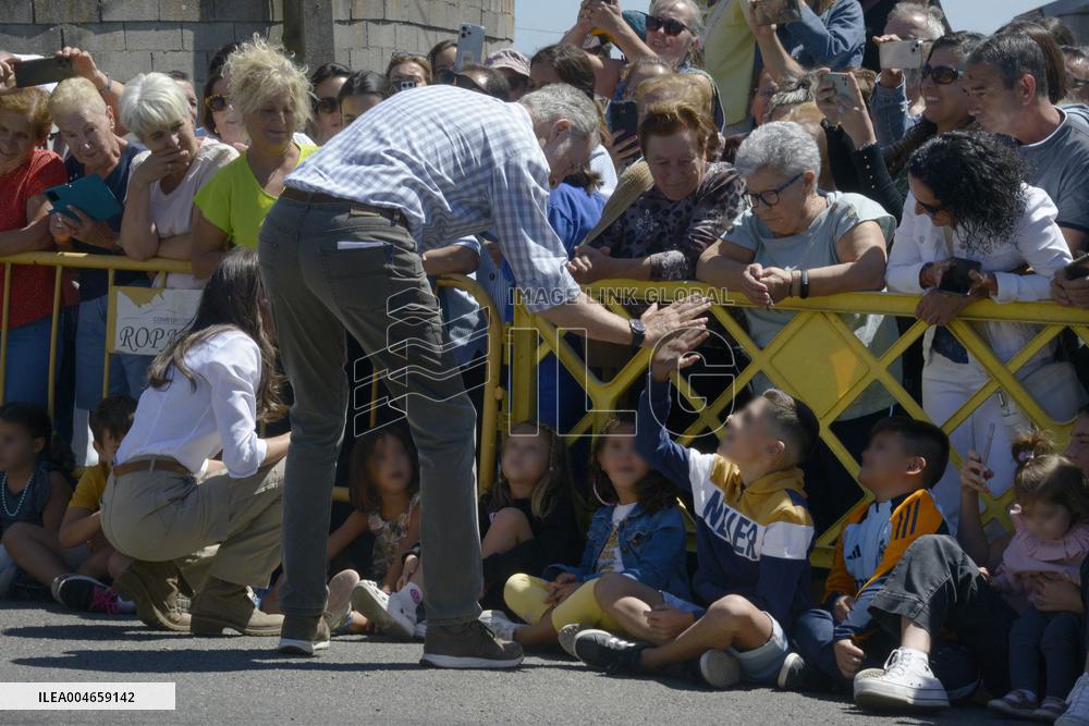 Royals Visit Fire-Affected Areas In Ourense