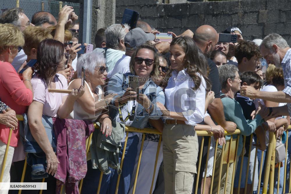 Royals Visit Fire-Affected Areas In Ourense