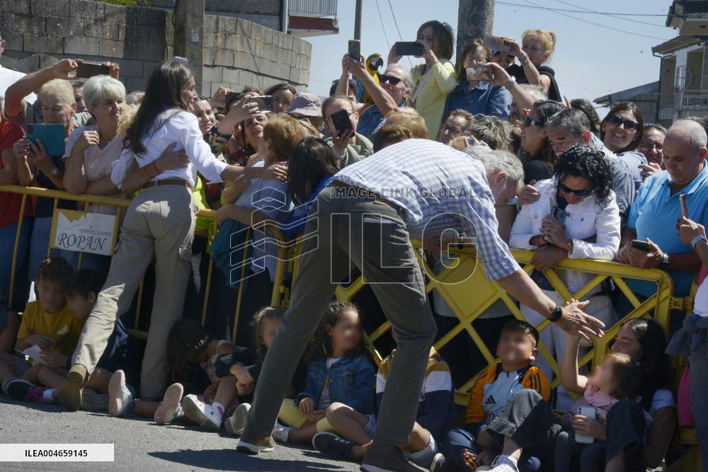 Royals Visit Fire-Affected Areas In Ourense