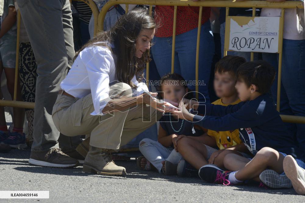 Royals Visit Fire-Affected Areas In Ourense