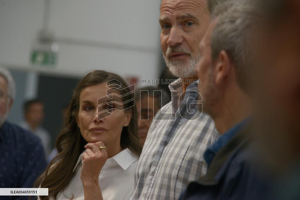 Royals Visit Fire-Affected Areas In Ourense