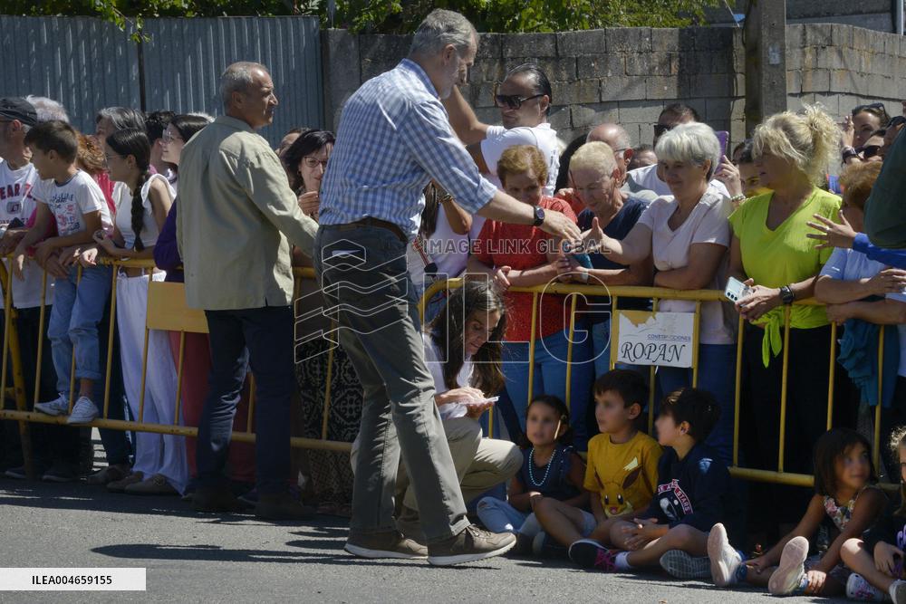 Royals Visit Fire-Affected Areas In Ourense