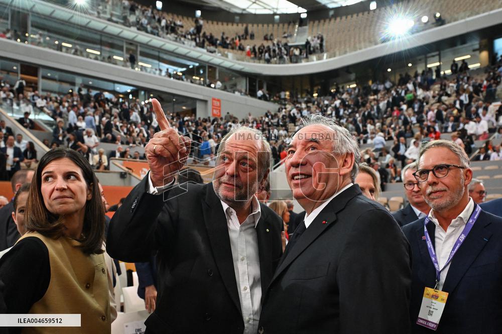 French PM Francois Bayrou at the REF 2025 in Paris FA