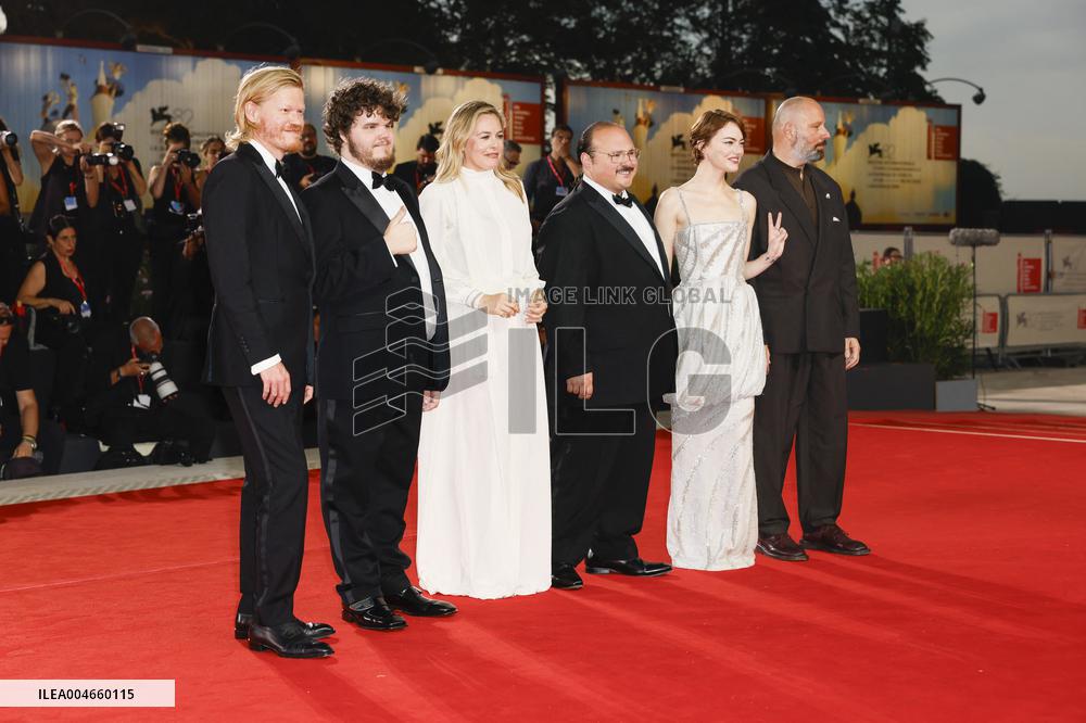 VENICE - Red carpet film BUGONIA MP