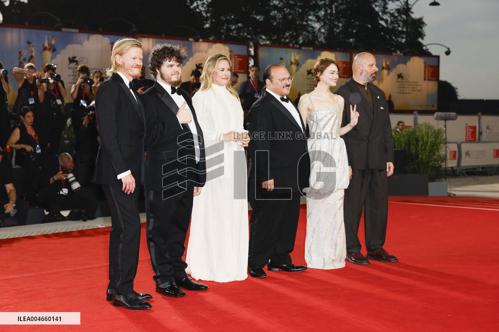 VENICE - Red carpet film BUGONIA MP