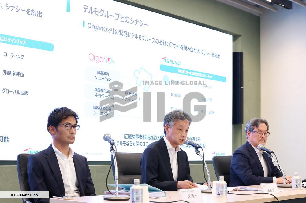 Press Conference on Terumo's Acquisition of OrganOx
