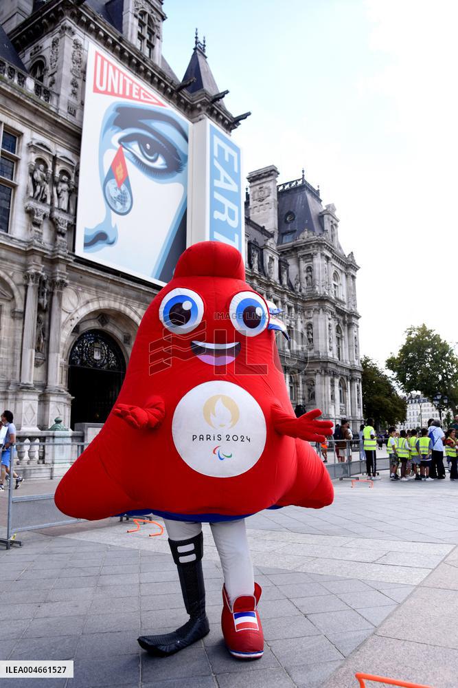 Marie Barsacq Marks First Anniversary At City Hall - Paris