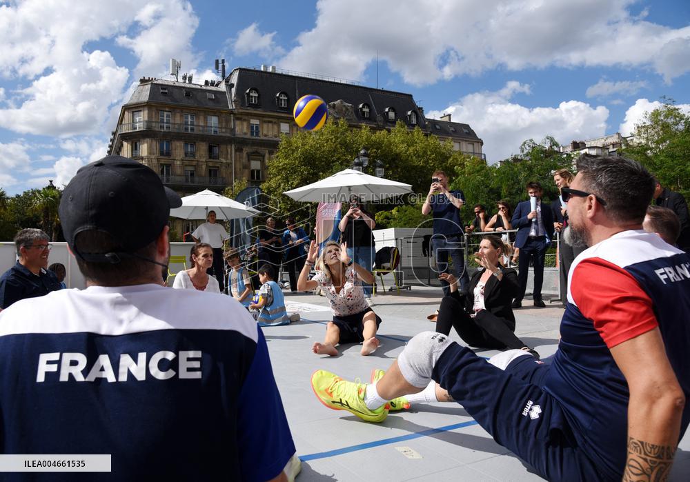 Marie Barsacq Marks First Anniversary At City Hall - Paris