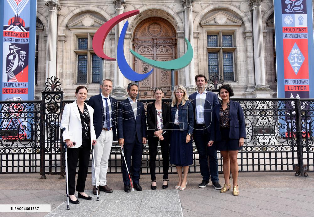 Marie Barsacq Marks First Anniversary At City Hall - Paris